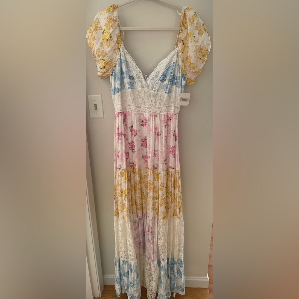 NWT Altar’d State Darcianne Multi Color Dress